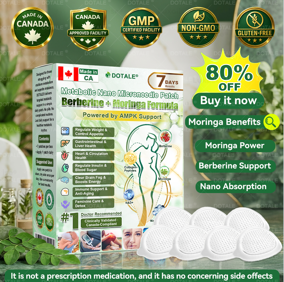 𝑫𝑶𝑻𝑨𝑳𝑬® 𝑴𝒆𝒕𝒂𝒃𝒐𝒍𝒊𝒄 𝑵𝒂𝒏𝒐 𝑴𝒊𝒄𝒓𝒐𝒏𝒆𝒆𝒅𝒍𝒆 𝑷𝒂𝒕𝒄𝒉(𝐉𝐮𝐬𝐭 𝐨𝐧𝐜𝐞 𝐚 𝐝𝐚𝐲, 𝐯𝐢𝐬𝐢𝐛𝐥𝐞 𝐜𝐡𝐚𝐧𝐠𝐞𝐬 𝐢𝐧 𝟕 𝐝𝐚𝐲𝐬）𝘽𝙚𝙧𝙗𝙚𝙧𝙞𝙣𝙚 + 𝙈𝙤𝙧𝙞𝙣𝙜𝙖 𝙁𝙤𝙧𝙢𝙪𝙡𝙖 ✅ 𝐅𝐨𝐫 𝐨𝐛𝐞𝐬𝐢𝐭𝐲, 𝗟𝗼𝗼𝘀𝗲 𝘀𝗸𝗶𝗻,𝐝𝐢𝐚𝐛𝐞𝐭𝐞𝐬, 𝐬𝐥𝐞𝐞𝐩 𝐚𝐩𝐧𝐞𝐚, 𝐣𝐨𝐢𝐧𝐭 𝐢𝐬𝐬𝐮𝐞𝐬, 𝐚𝐧𝐝 𝐦𝐨𝐫𝐞