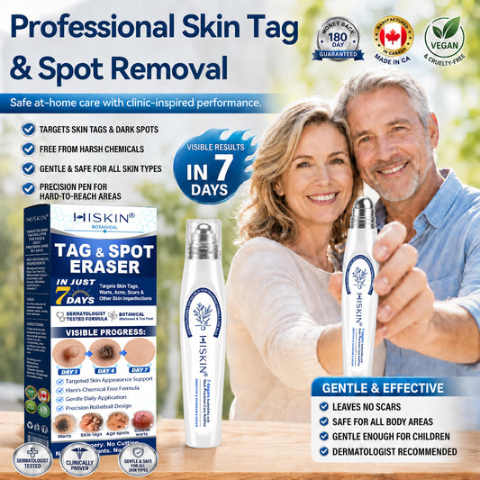 𝐇𝐈𝐒𝐊𝐈𝐍®✨ 𝟕-𝐃𝒂𝘆 𝐒𝗸𝐢𝐧 𝐓𝒂𝗴 & 𝐒𝐩𝙤𝐭 𝐄𝐫𝒂𝐬𝙚𝐫 Painless & Scar-Free Advanced Imperfection Removal Rollerball Pen
