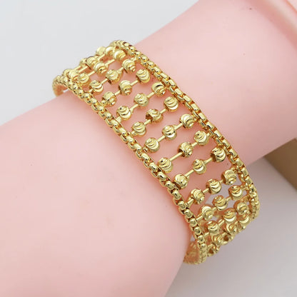 Women Necklace Set Gold Plated Jewelry Choker Luxury Colorful Rhinestone Rings Earrings Bracelet Wedding Jewellery