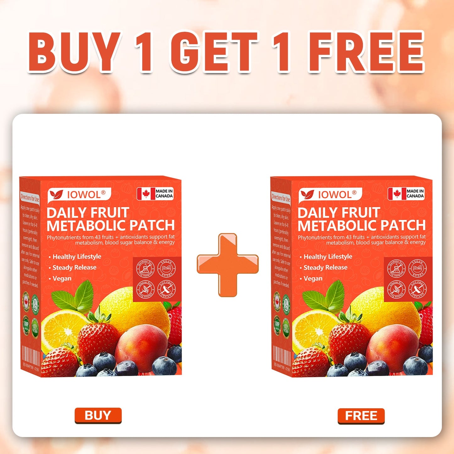 𝐎𝐟𝐟𝐢𝐜𝐢𝐚𝐥 𝐒𝐭𝐨𝐫𝐞 | 𝐈𝐎𝐖𝐎𝐋® 𝐃𝐚𝐢𝐥𝐲 𝐅𝐫𝐮𝐢𝐭 𝐌𝐞𝐭𝐚𝐛𝐨𝐥𝐢𝐜 𝐏𝐚𝐭𝐜𝐡 𝐮𝐬𝐞𝐬 𝐨𝐫𝐠𝐚𝐧𝐢𝐜 𝐟𝐫𝐮𝐢𝐭 𝐞𝐱𝐭𝐫𝐚𝐜𝐭𝐬 𝐚𝐧𝐝 𝐩𝐡𝐲𝐭𝐨𝐧𝐮𝐭𝐫𝐢𝐞𝐧𝐭𝐬 𝐟𝐫𝐨𝐦 𝟒𝟑 𝐟𝐫𝐮𝐢𝐭𝐬 𝐭𝐨 𝐬𝐮𝐩𝐩𝐨𝐫𝐭 𝐟𝐚𝐭 𝐦𝐞𝐭𝐚𝐛𝐨𝐥𝐢𝐬𝐦, 𝐛𝐚𝐥𝐚𝐧𝐜𝐞 𝐛𝐥𝐨𝐨𝐝 𝐬𝐮𝐠𝐚𝐫, 𝐚𝐧𝐝 𝐛𝐨𝐨𝐬𝐭 𝐞𝐧𝐞𝐫𝐠𝐲 𝐟𝐨𝐫 𝐚𝐥𝐥-𝐝𝐚𝐲 𝐰𝐞𝐥𝐥𝐧𝐞𝐬𝐬.