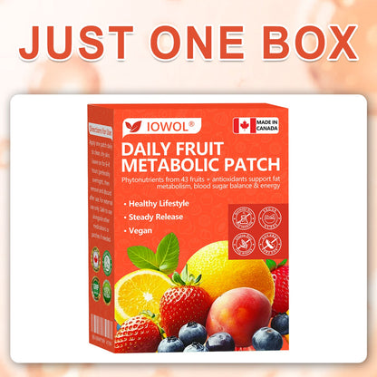 𝐎𝐟𝐟𝐢𝐜𝐢𝐚𝐥 𝐒𝐭𝐨𝐫𝐞 | 𝐈𝐎𝐖𝐎𝐋® 𝐃𝐚𝐢𝐥𝐲 𝐅𝐫𝐮𝐢𝐭 𝐌𝐞𝐭𝐚𝐛𝐨𝐥𝐢𝐜 𝐏𝐚𝐭𝐜𝐡 𝐮𝐬𝐞𝐬 𝐨𝐫𝐠𝐚𝐧𝐢𝐜 𝐟𝐫𝐮𝐢𝐭 𝐞𝐱𝐭𝐫𝐚𝐜𝐭𝐬 𝐚𝐧𝐝 𝐩𝐡𝐲𝐭𝐨𝐧𝐮𝐭𝐫𝐢𝐞𝐧𝐭𝐬 𝐟𝐫𝐨𝐦 𝟒𝟑 𝐟𝐫𝐮𝐢𝐭𝐬 𝐭𝐨 𝐬𝐮𝐩𝐩𝐨𝐫𝐭 𝐟𝐚𝐭 𝐦𝐞𝐭𝐚𝐛𝐨𝐥𝐢𝐬𝐦, 𝐛𝐚𝐥𝐚𝐧𝐜𝐞 𝐛𝐥𝐨𝐨𝐝 𝐬𝐮𝐠𝐚𝐫, 𝐚𝐧𝐝 𝐛𝐨𝐨𝐬𝐭 𝐞𝐧𝐞𝐫𝐠𝐲 𝐟𝐨𝐫 𝐚𝐥𝐥-𝐝𝐚𝐲 𝐰𝐞𝐥𝐥𝐧𝐞𝐬𝐬.